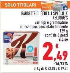 Kelloggs - Barrette Di Cereali Special K