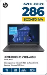 HP - Notebook 250 G9 6F203EAN4500