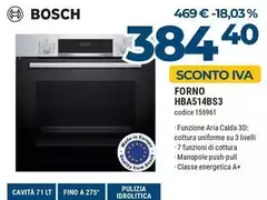 Bosch - Forno HBA514BS3