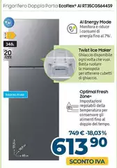 Samsung - Frigorifero Doppia Porta EcoFlex Ai RT35CG5644S9