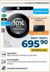 Samsung - Lavatrice EcoDosatore Ai-Control WW90DG6G94LK