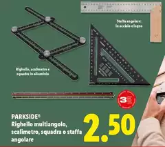 Parkside - Righello Multiangolo, Scalimetro, Squadra O Staffa Angolare