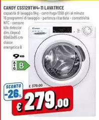 Candy - CSS129TW4-11 Lavatrice