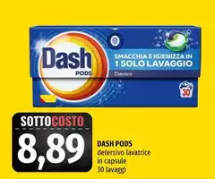 Dash - Pods Detersivo Lavatrice In Capsule