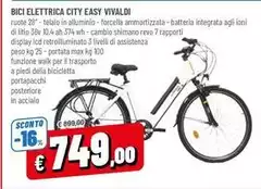 Bici Elettrica Easy Vivaldi