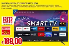Smartech - Smart Tech 43UVI10V1 Televisore Smart Tv Vidaa