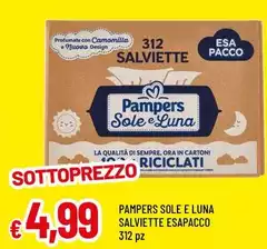 Pampers - Sole E Luna Salviette Espapacco