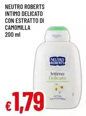 Neutro Roberts - Intimo Delicato Con Estratto Di Camomilla