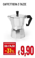 Caffettiera 3 Tazze