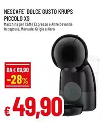 Nescafé - Dolce Gusto Krups Piccolo Xs