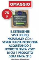 Nivea - Il Detergente Viso Solido Naturally Clean Scrub Pulizia Profonda Acquistando 2 Prodotti