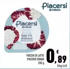 Conad - Fiocchi Di Latte Piacersi