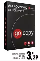 Carta Per Fotocopie 500 Fogli Formato A4