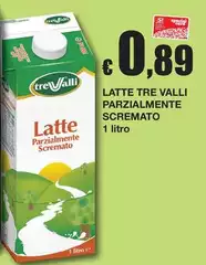 Trevalli - Latte Parzialmente Scremato