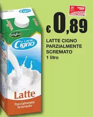 Trevalli - Latte Cigno Parzialmente Scremato