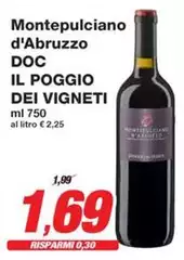Il poggio dei vigneti - Montepulciano D'Abruzzo DOC
