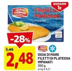 Gioia di mare - Filetti Di Platessa Impanati