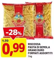 Riscossa -  Pasta Di Semola Grano Duro
