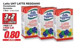 Latte reggiano - Latte UHT Parzialmente Scremato