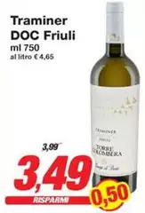 Traminer DOC Friuli