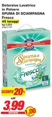 Spuma di Sciampagna - Detersivo Lavatrice In Polvere Fresco