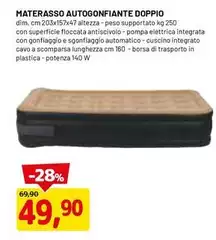 Materasso Autogonfiante Doppio