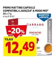 Lavazza - Primo Mattino Capsule Compatibili A Modo Mio
