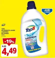 Top5 - Detergente Liquido Lavatrice 50 Lavaggi