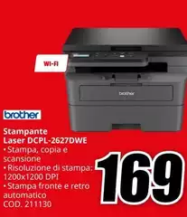 Brother - Stampante Laser DcpL-2627Dwe