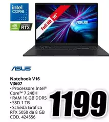 Asus - Notebook V16 V3607