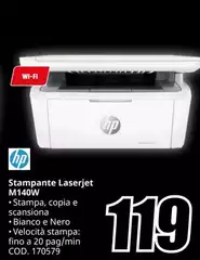 HP - Stampante Laserjet M140W