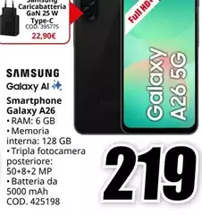 Samsung - Galaxy Al A2 Smartphone Galaxy A26