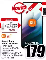 Xiaomi - Smartphone Redmi 15 8+256