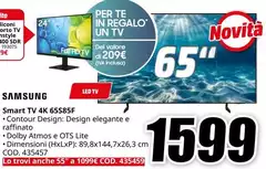 Samsung - Smart TV 4K 65S85F