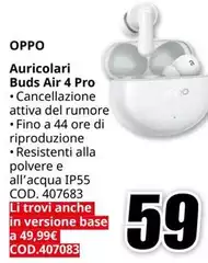 Oppo - Auricolari Buds Air 4 Pro