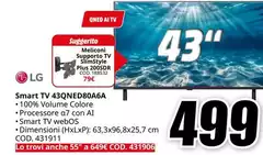LG - Smart Tv 43QNED80A6A