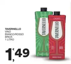 Tavernello - Vino Bianco/Rosso Brick
