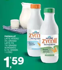 Parmalat - Latte Intero/ Latte Ps/Grassi/Scremato 0,1% Grassi