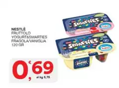 Nestlè - Fruttolo Yogurt&Smarties Fragola/Vaniglia