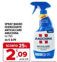 Amuchina - Spray Bagno Igienizzante Anticalcare