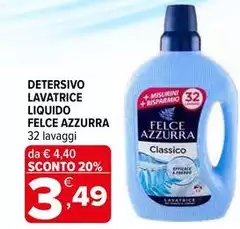 Felce Azzurra - Detersivo Lavatrice Liquido