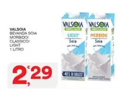 Valsoia - Bevanda Soia Morbido