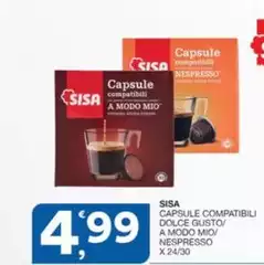 Sisa - Capsule Compatibili Dolce Gusto