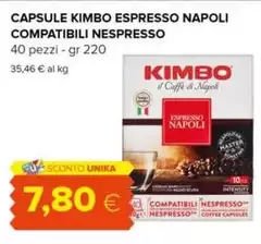 Kimbo - Capsule Espresso Napoli Compatibili Nespresso