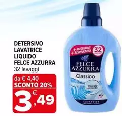 Felce Azzurra - Detersivo Lavatrice Liquido