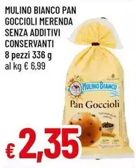Mulino Bianco - Pan Goccioli Merenda Senza Additivi