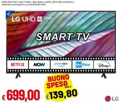 LG - UHD Ai ThinQ Smart TV 81,7 cm (55") 4K Ultra HD Smart TV Wi-Fi Nero