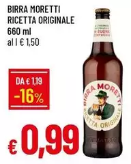 Moretti - Birra Ricetta Originale