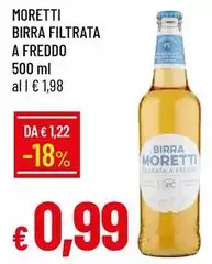 Moretti - Birra Filtrata A Freddo