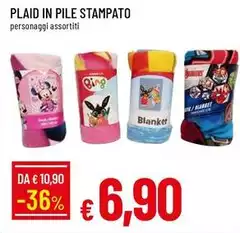 Bing - Plaid In Pile Stampato